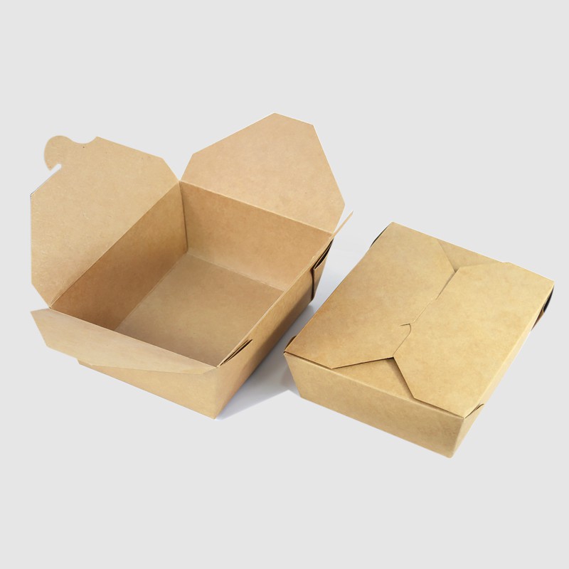 Brown Kraft Paper Food Box 26 Oz / Kemasan makanan (10 Pcs) Shopee