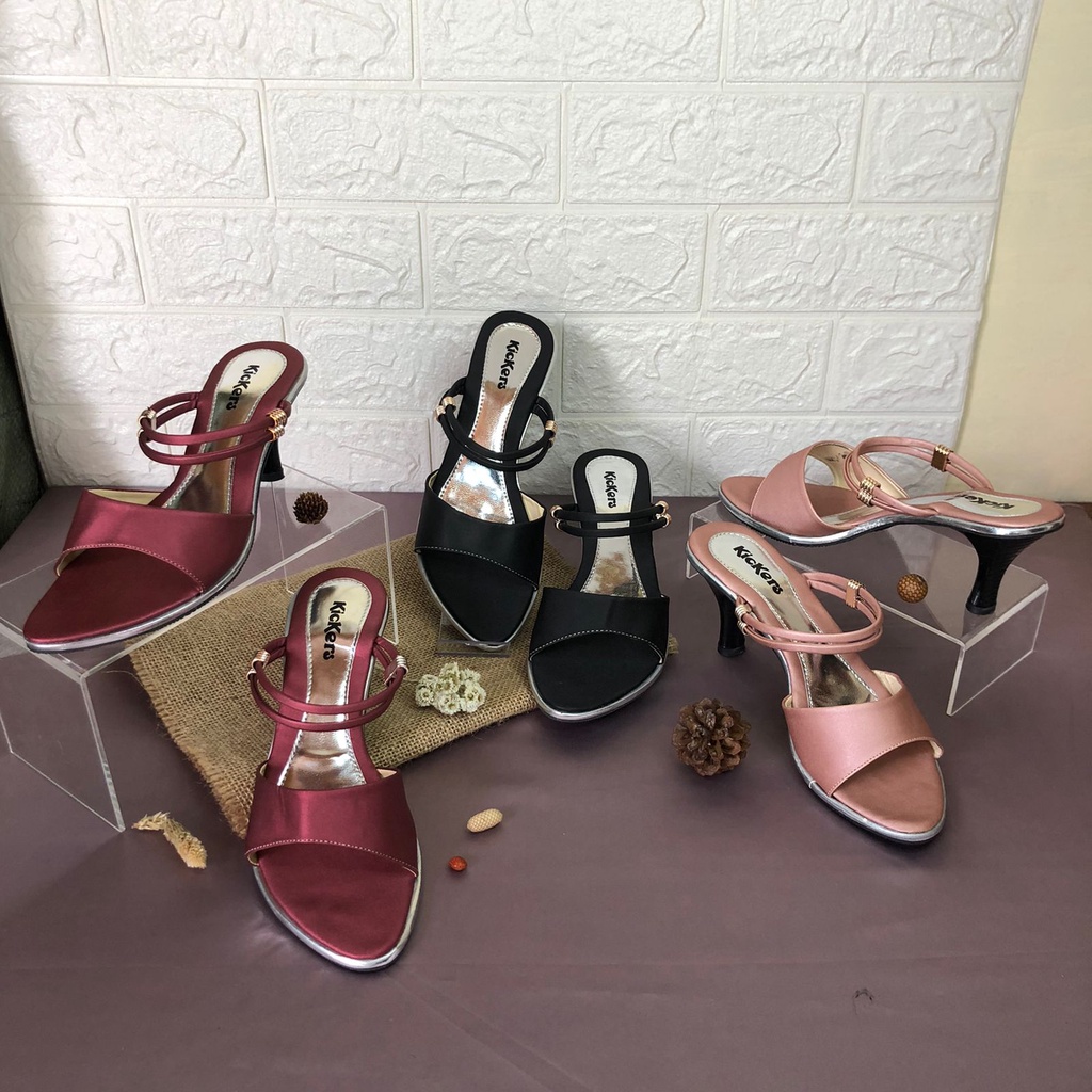 SANDAL SLOP PUTRI HEELS 5 SENDAL CEWEK WANITA PESTA RESEPSI TERBARU MODEL ELSA TERLARIS TERMURAH SANDAL HIGH HEELS WANITA GLITER 5cm HAK LANCIP TERBARU KEKINIAN SENDAL HELS PUMP PEREMPUAN DEWASA SLOP MEWAH ELEGAN TERBARU