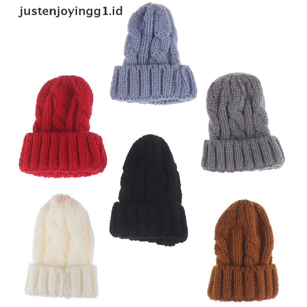 Miniatur Topi Beanie justenjoyingg1.id / 1 / 6 Untuk Dekorasi Rumah Boneka