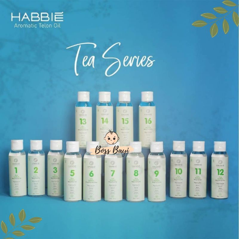 HABBIE - Aromatic Telon Oil /Minyak Telon Bayi Anak Wangi Bunga / Teh (Aromatic Flower/ Tea Series)