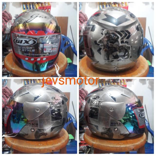 HELM GIX MOTIF ( MIRIP GM EVO) FREE MASKER