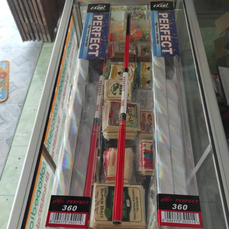 Joran tegek EXORI PERFECT carbon ukuran 360