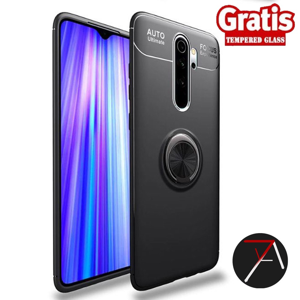 Xiaomi Redmi 9 Redmi9 Invisible AutoFocus I Ring iRing Soft Case SoftCase TPU Cover Casing Tempered 