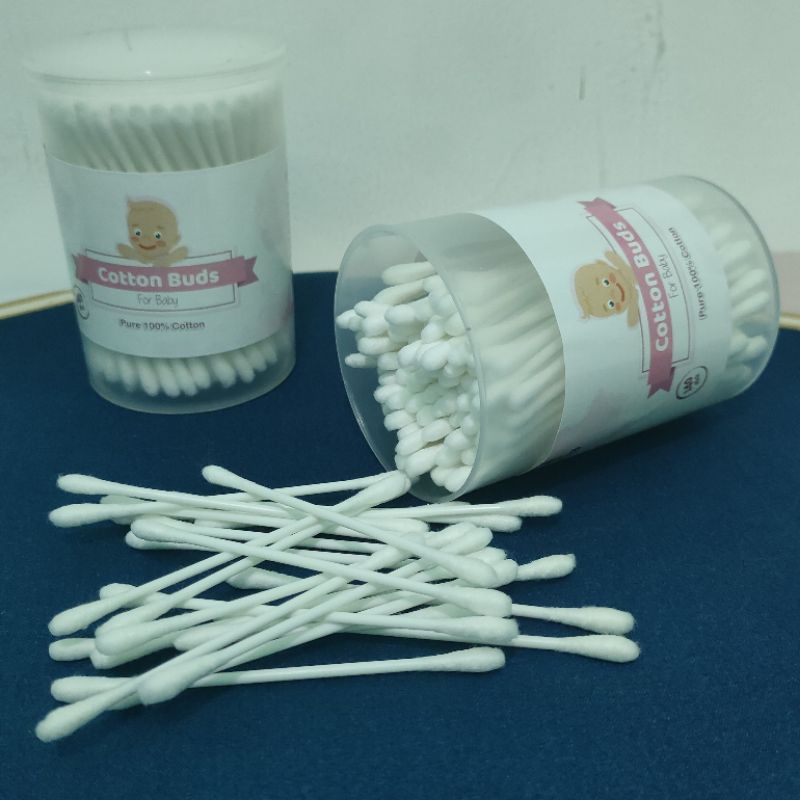 SATUAN ( SATU TABUNG ) Cotton Bud Hosanna Dewasa Anak dan Bayi Kemasan Tabung Cotton Bud Hosana