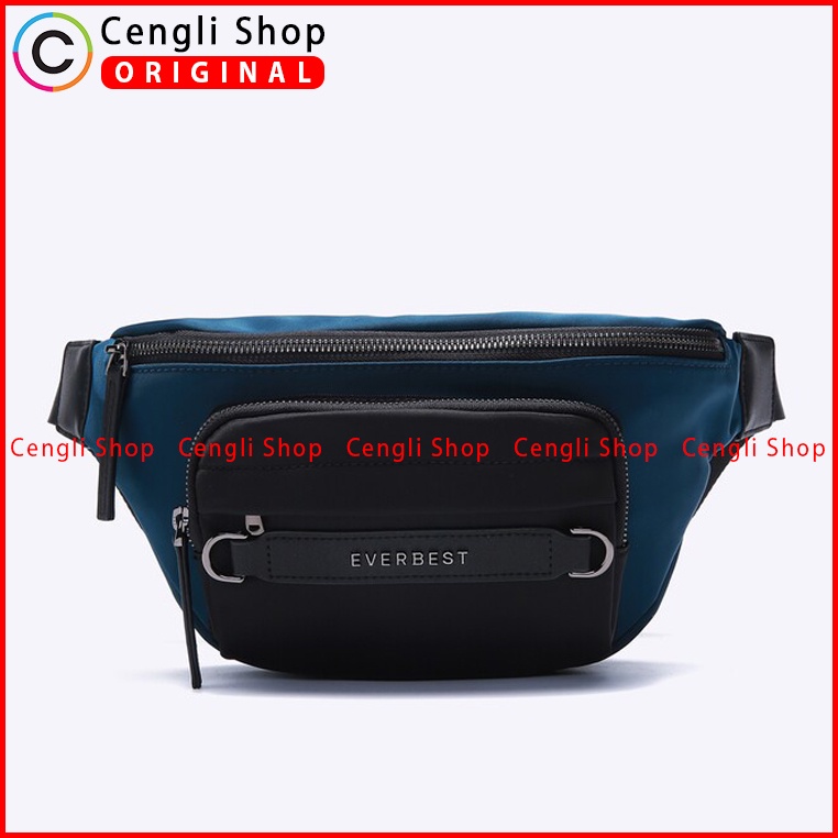 TAS SELEMPANG PINGGANG PRIA EVERBEST SLING WAIST BAG ORIGINAL EM24