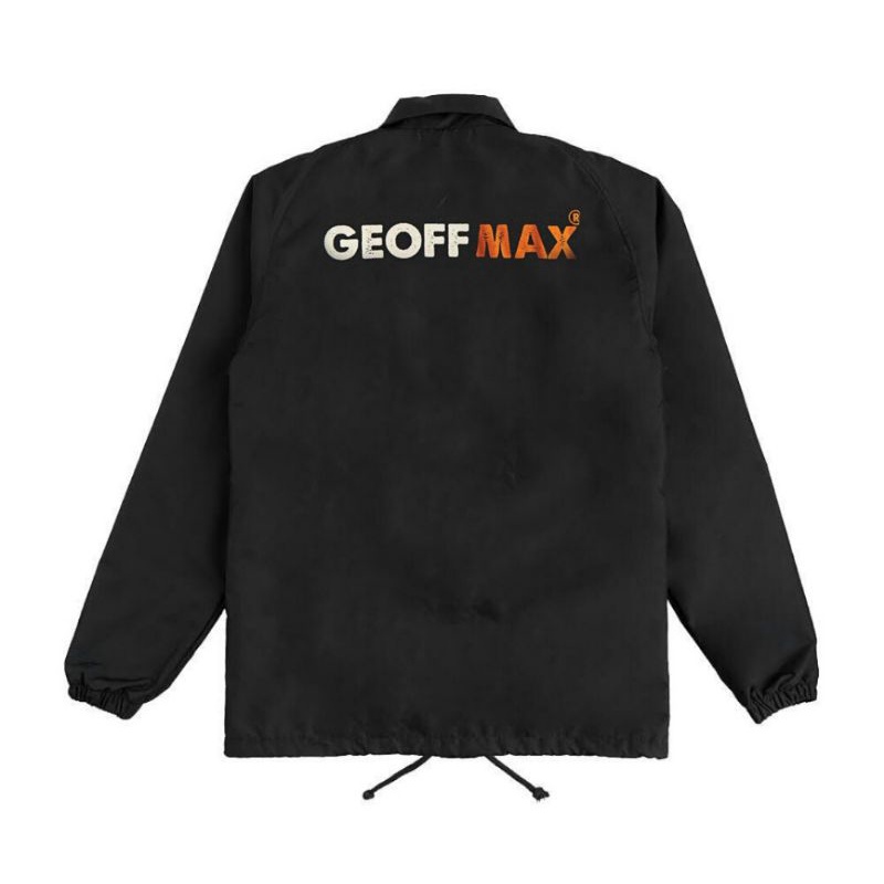 JAKET GEOFF MAX WINDBREAKER COACH BLACK