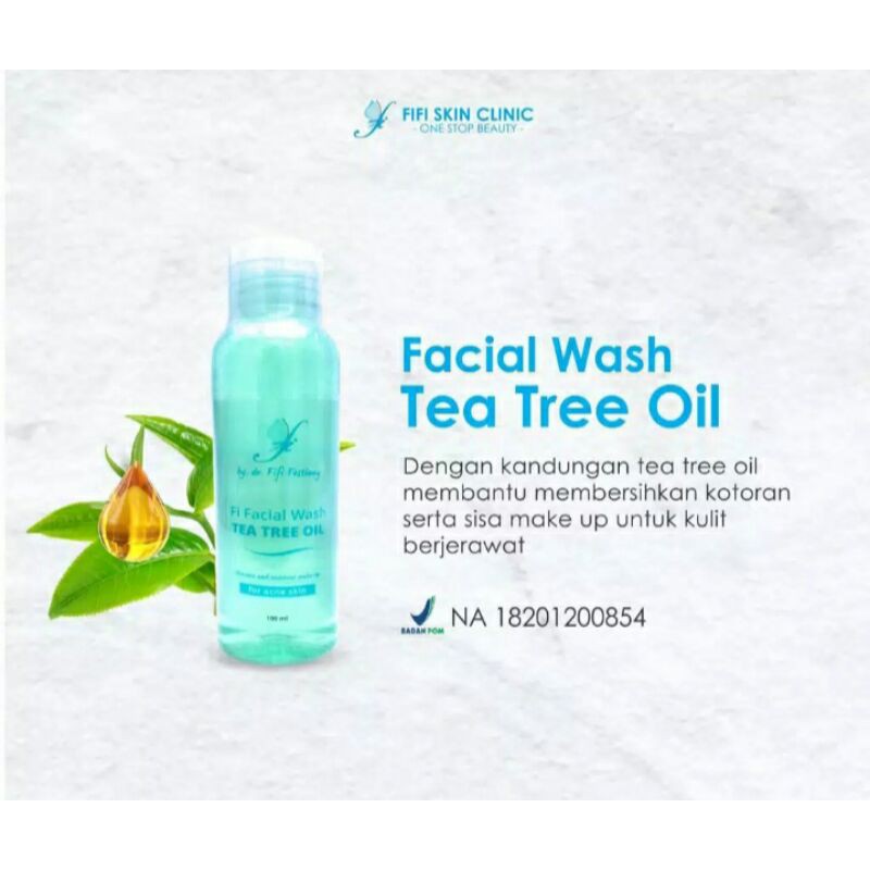 FACIAL WASH TEA TREE OIL/KULIT MINYAK/JERAWAT