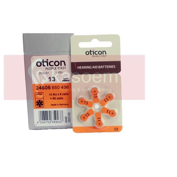 

Battrai ABD (alat bantu mendengar) merek Oticon type 13