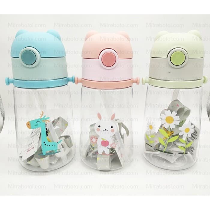 Botol minum - termos anak 450ml - goody bag untuk ultah anak - WK