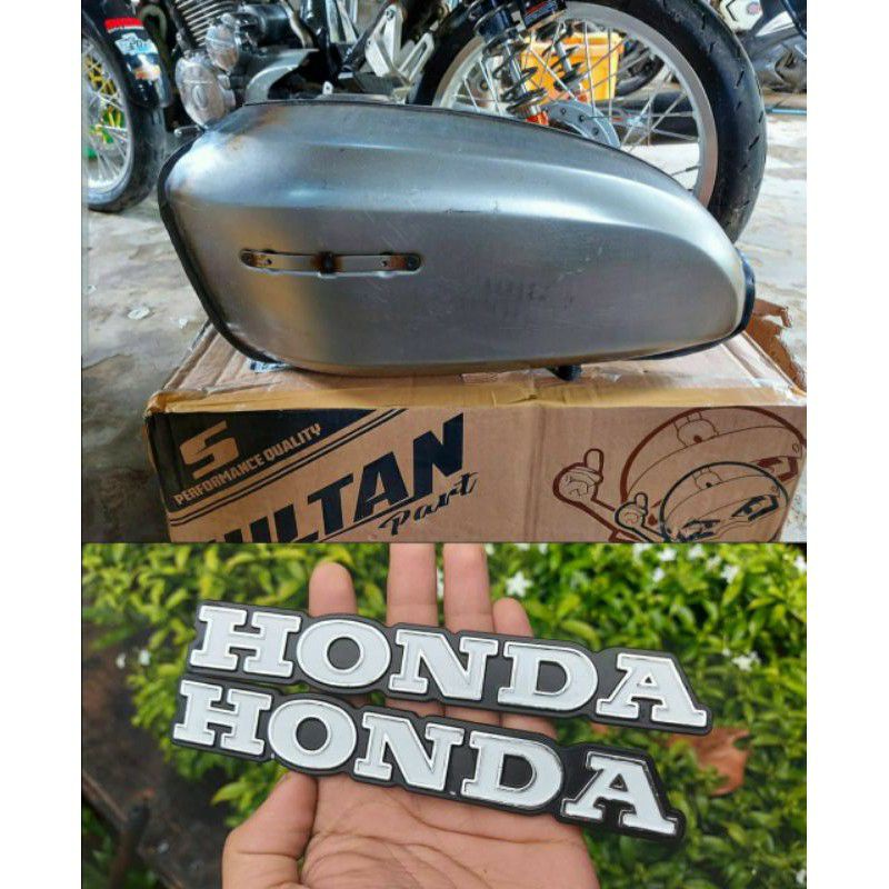 Tengki tangki cb125 sultan part set emblem sultan tangki cb 125 sultan part
