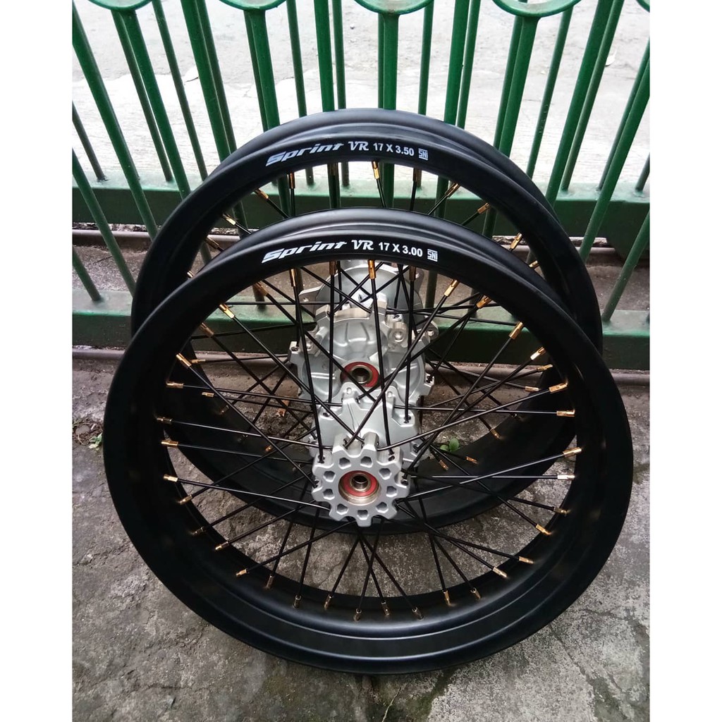 Velg Set CRF 150 L 17 300 350 Velk Supermoto Depan Belakang