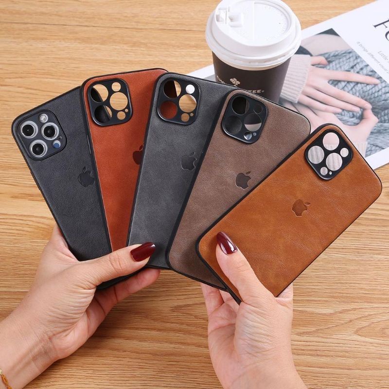 Case Iphone 11 Iphone 12 Pro Max Iphone 13 Iphone 13 Pro Max Soft case Luxury Leather Logo Casing Mo