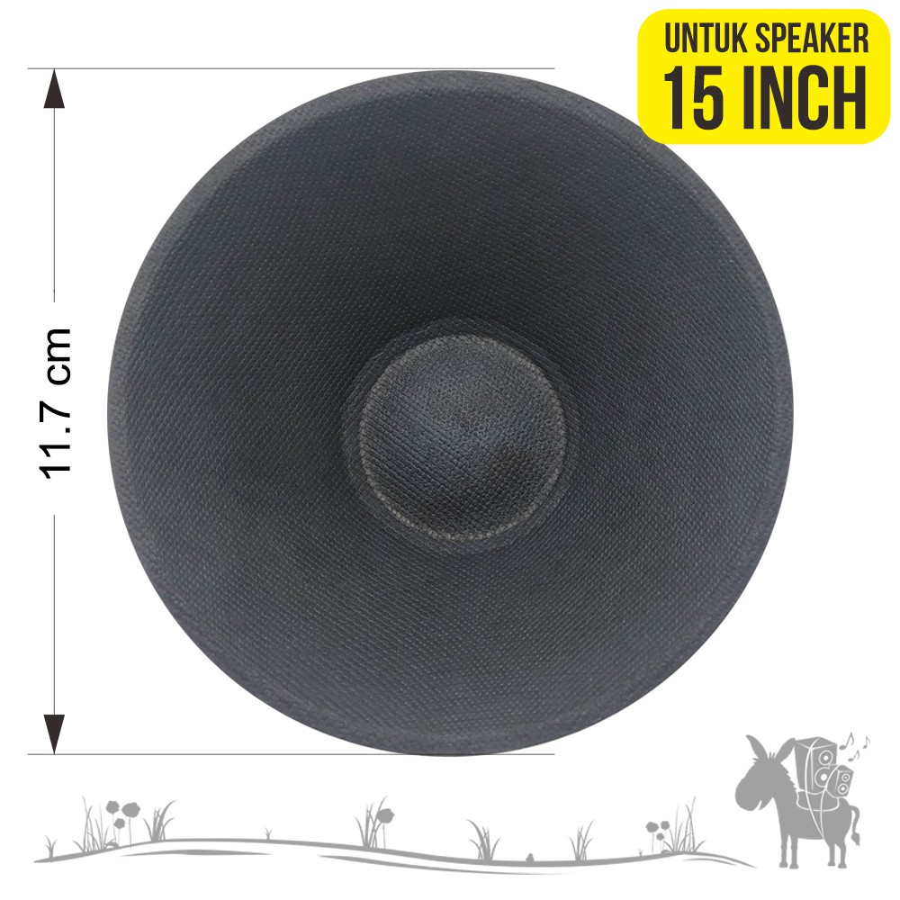 DUS CUP TUTUP SPOOL SPOL DAUN SPEAKER 15 inch model Corong