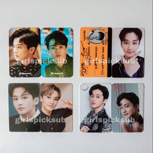 Photocard Mark NCT 127 Neocity Arena Tour WTMP We Go Up SuperM Benefit SG20