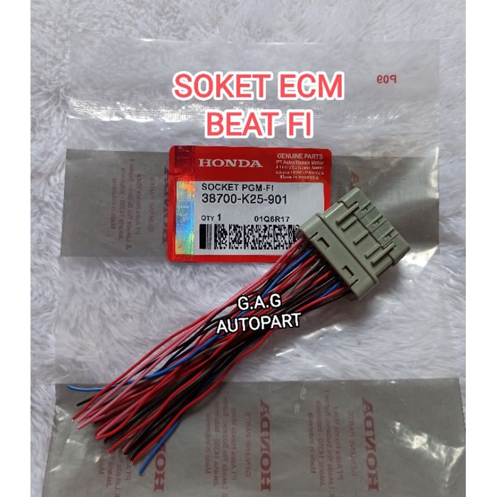 SOKET ECM SOKET ECU HONDA BEAT FI K25