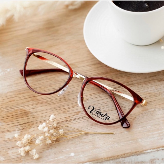 KACAMATA BELVA EYEGLASSES MAROON