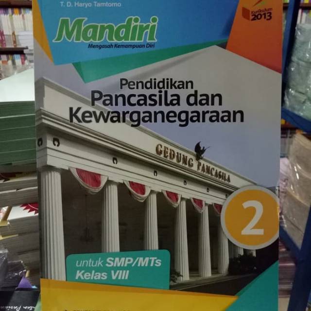 Buku SMP Mandiri PPkn Kelas 8 Erlangga