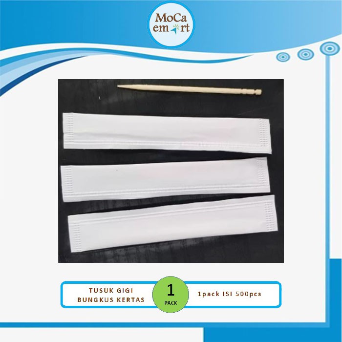 Tusuk Gigi Bungkus Kertas/ Tusuk Gigi Higienis