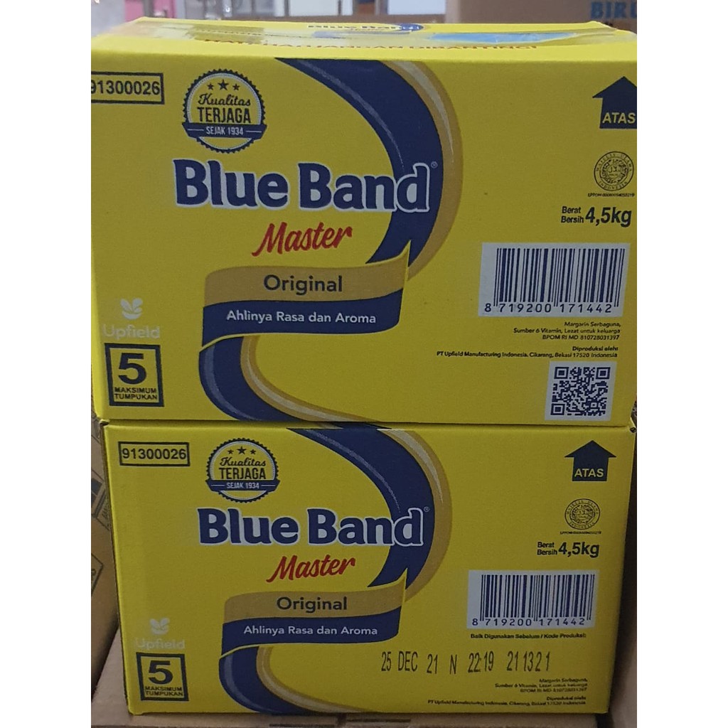 

BLUEBAND MASTER ORIGINAL KEMASAN 500 GRAM
