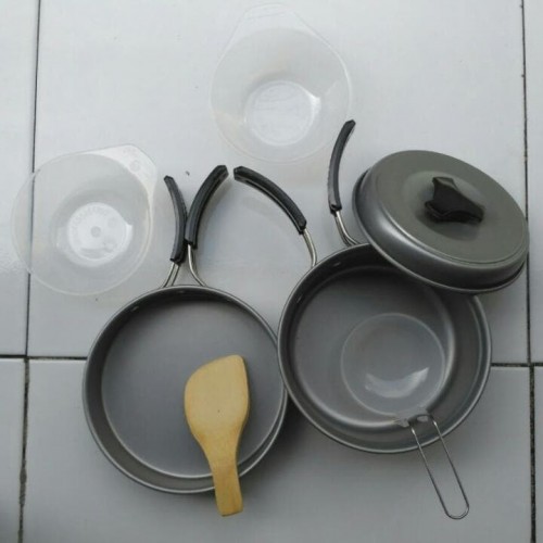 Cooking Set Outdoor Camping DS/SY 200 Nesting Alat Masak Camping Gunung