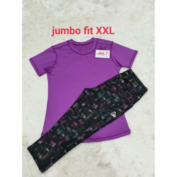 Baju Olahraga Wanita Setelan jumbo XXL