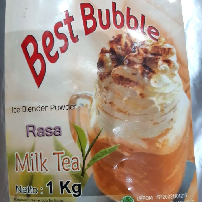 

DISKON - (BISA COD) Bubuk powder minuman/bubuk minuman/bubble gold 1kg - Strawberi