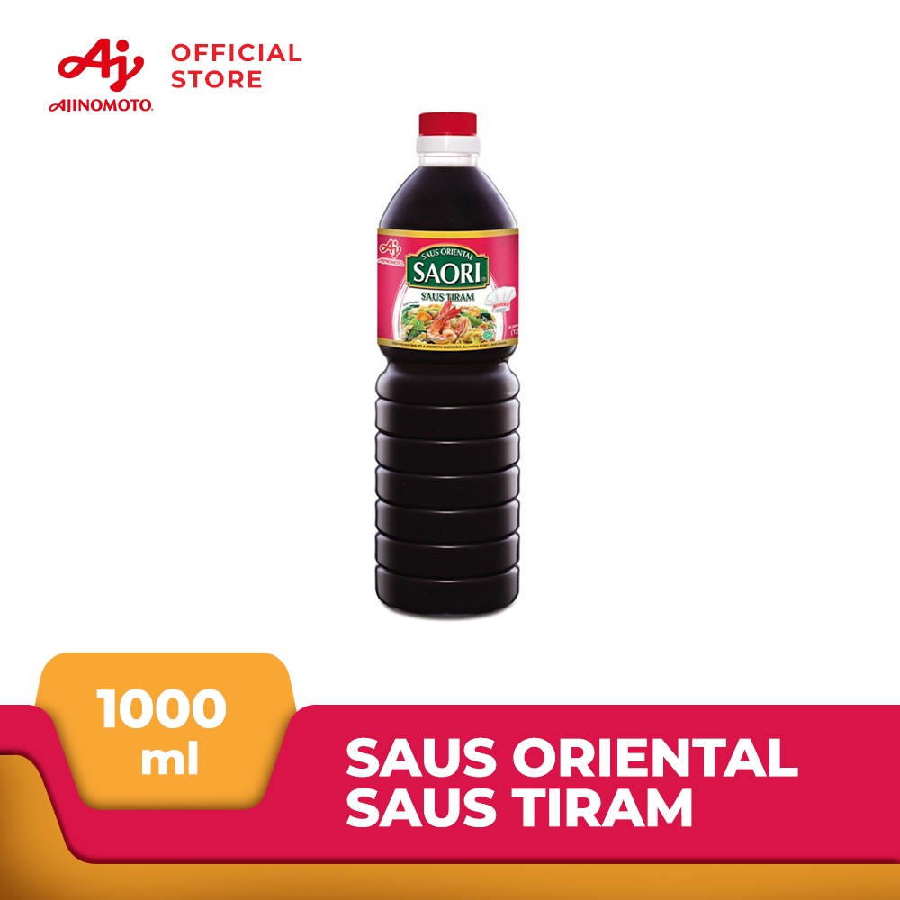 Saori Saos Tiram Masakan Lebih Kental Botol Merah Besar 1L