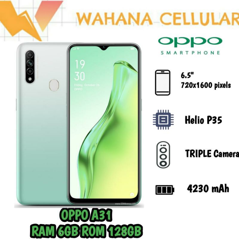 HP OPPO A31 RAM 6/128GB GARANSI RESMI - OPPO A31 RAM 6GB ROM 128GB-1