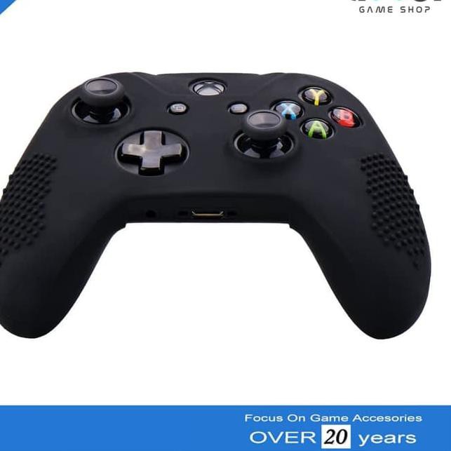 *PODS* ⁑Silikon Silicone Kondom Case Cover Stik Stick Xbox One Warna Hitam *B