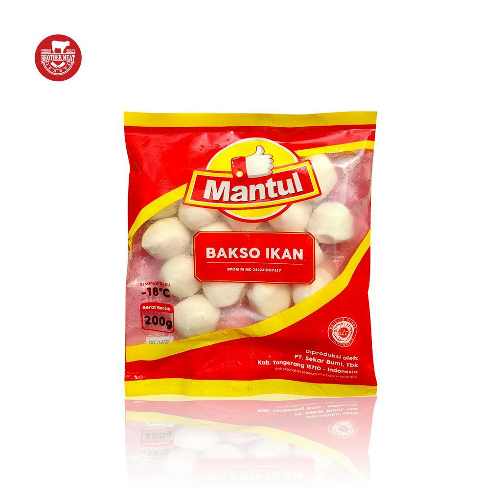 MANTUL Bakso Ikan 200gr, Olahan Seafood Halal