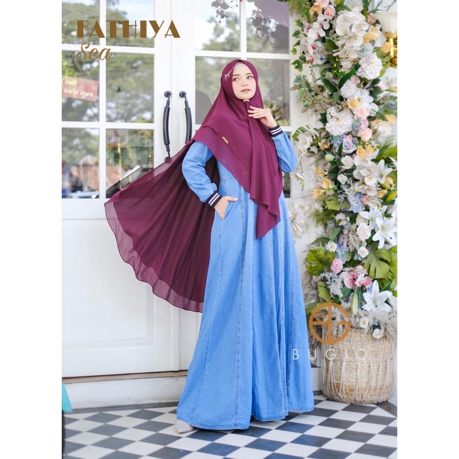 Dress - Fathiya Dress Denim By Bugio