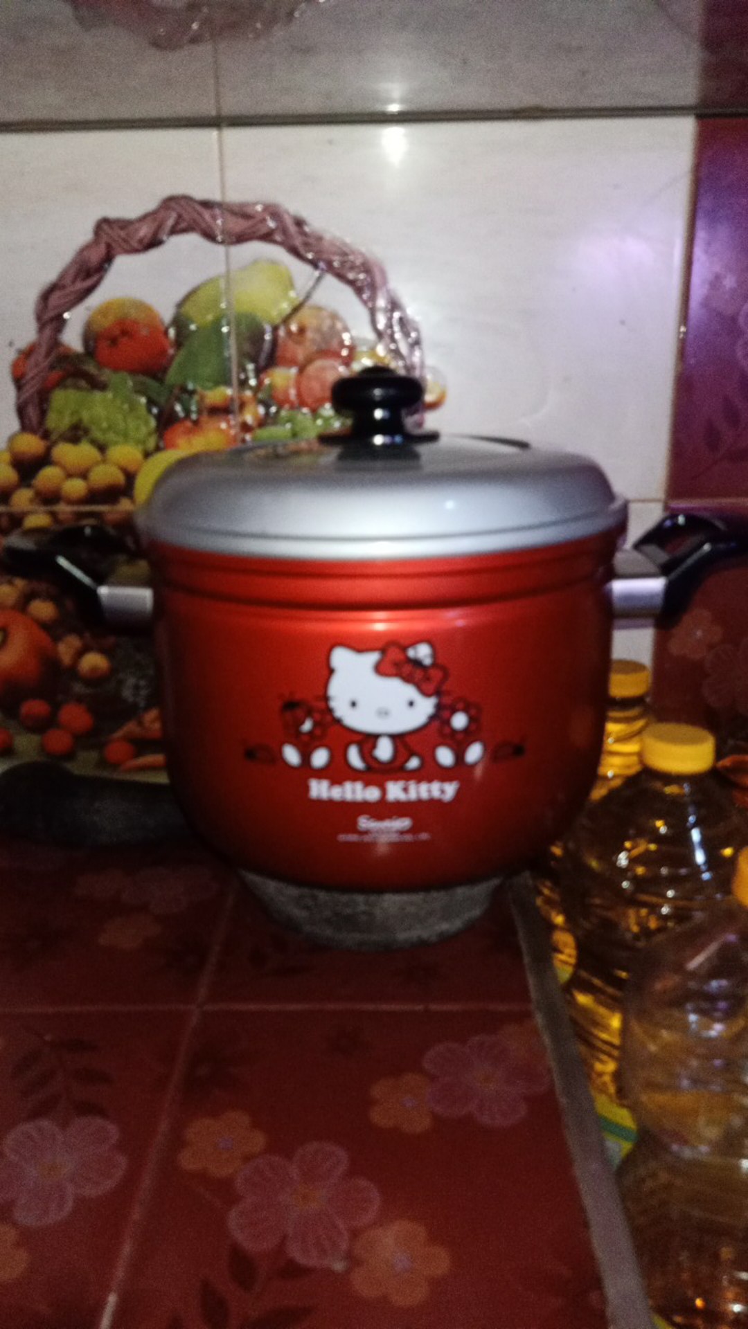 Panci Steamer Rice Maspion Uk.22 / Pancaguna / Panci Kukusan Motiv Hello Kitty