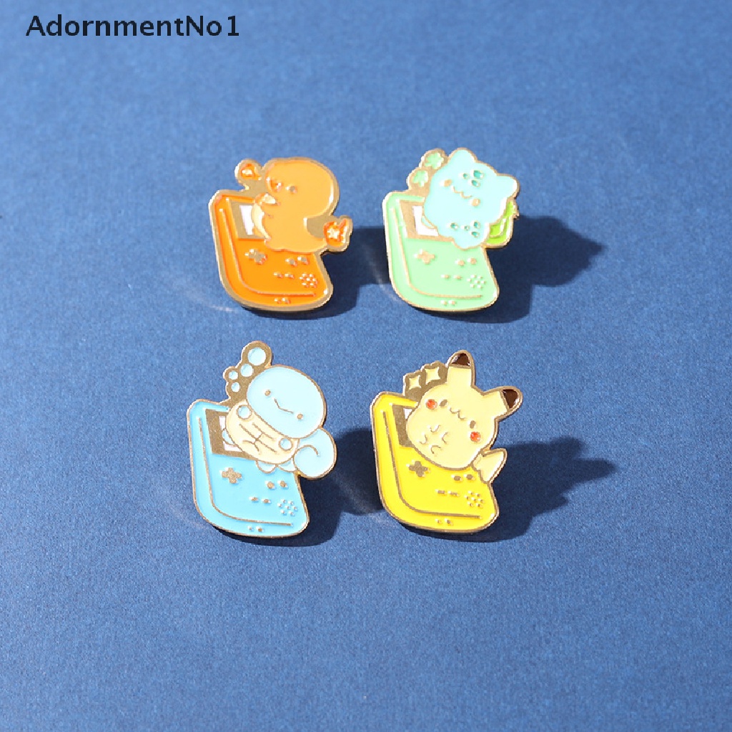 (AdornmentNo1) Bros Pin Enamel Desain Kartun Hewan Gaya Jepang / Korea Selatan