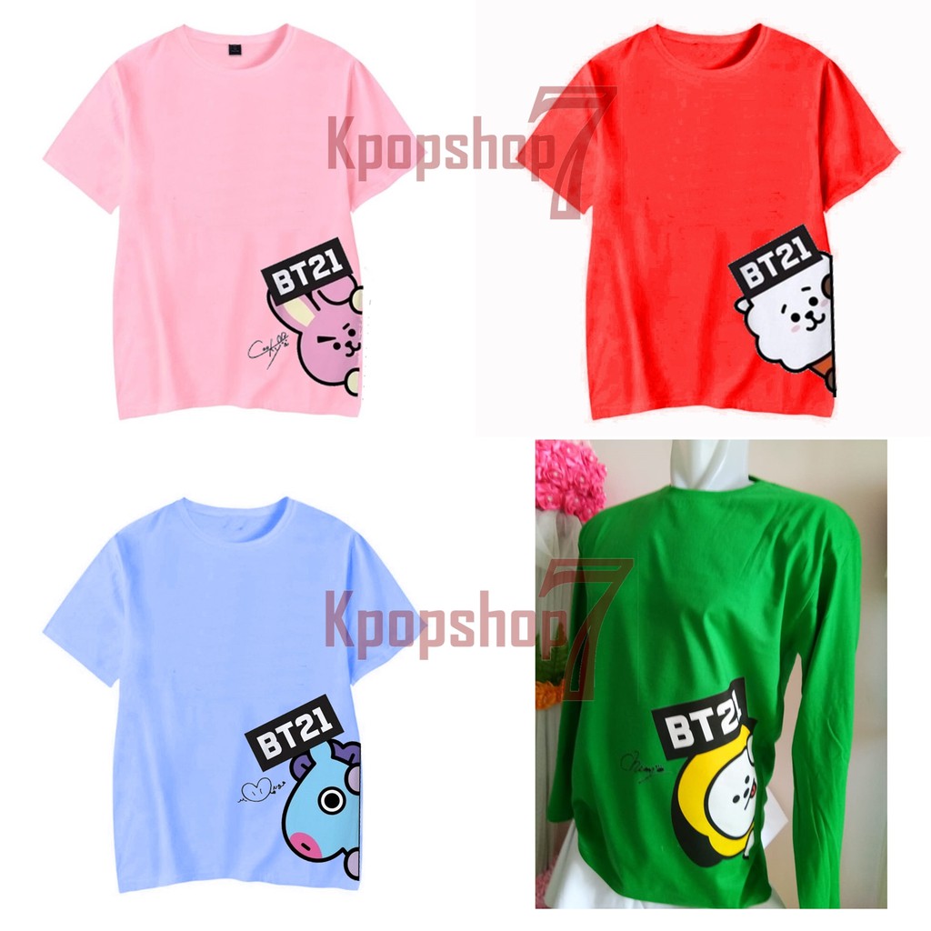  Bayar di tempat kaos bt21 kaos bts baju bt21 baju bts 