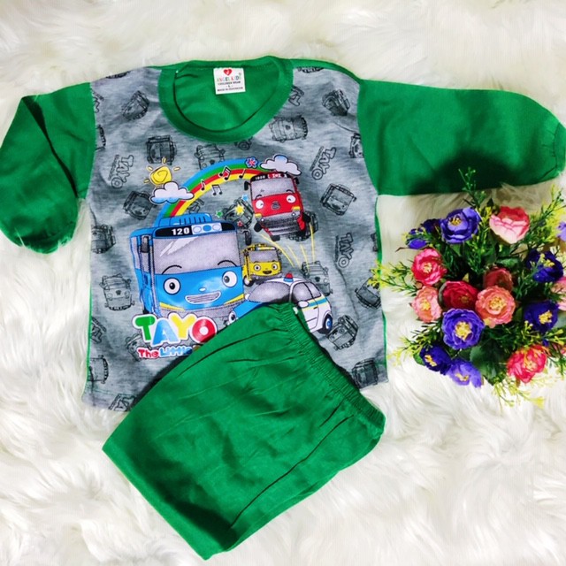 BAJU ANAK TIDUR KIDS / STELAN ANAK Mobil