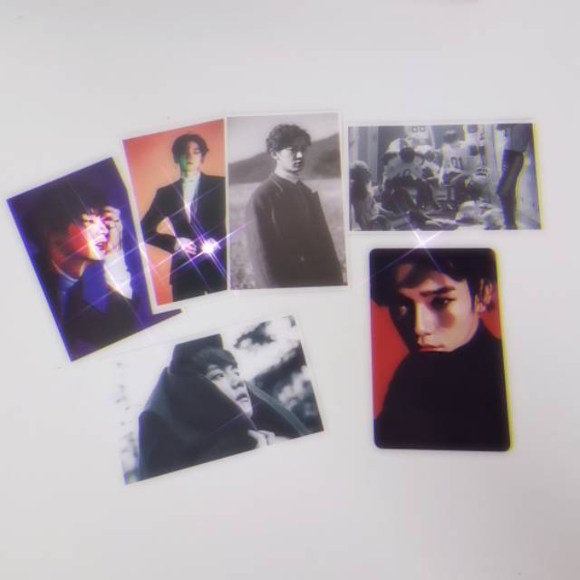 EXO Fanmade Photocard (Baekhyun, Chanyeol, Chen, group pc)