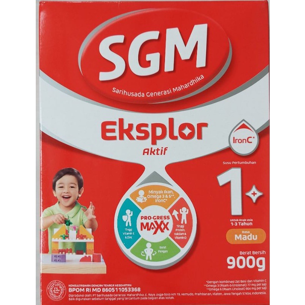 Susu Sgm 1Plus 1-3Tahun 900gr