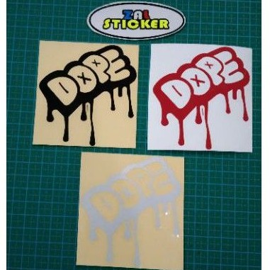 

sticker cutting DOPE