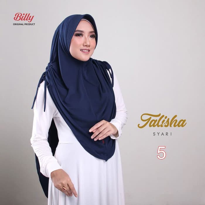 Flash Deal Khimar Instan Billy Talisha Syari Ori | Jdf Fashion Muslim 20 - 100 - Scarf - Hijab