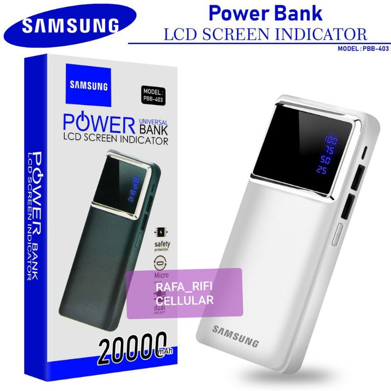 POWER BANK SAMSUNG 20000MAH REAL CAPACTY