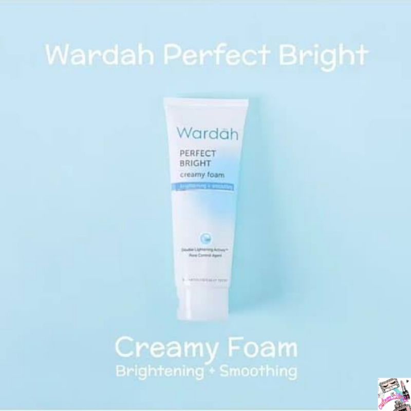 ☃Cutezz_Ching1☃&quot;New&quot;Wardah Perfect Bright Creamy Foam Brightening+Smoothing/+Oil Control 50ml