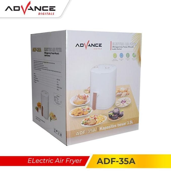 Advance Air Fryer ADF-35A Penggorengan Tanpa Minyak 3,5 Lt ADF35A