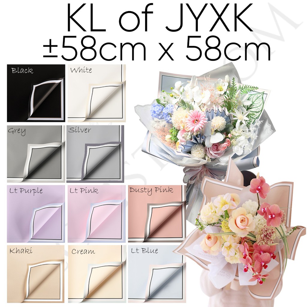 

3 Lembar KL of JYXK - Cellophane - Flower Wrapping