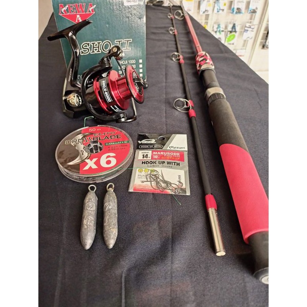 set pancing laut sungai danau
