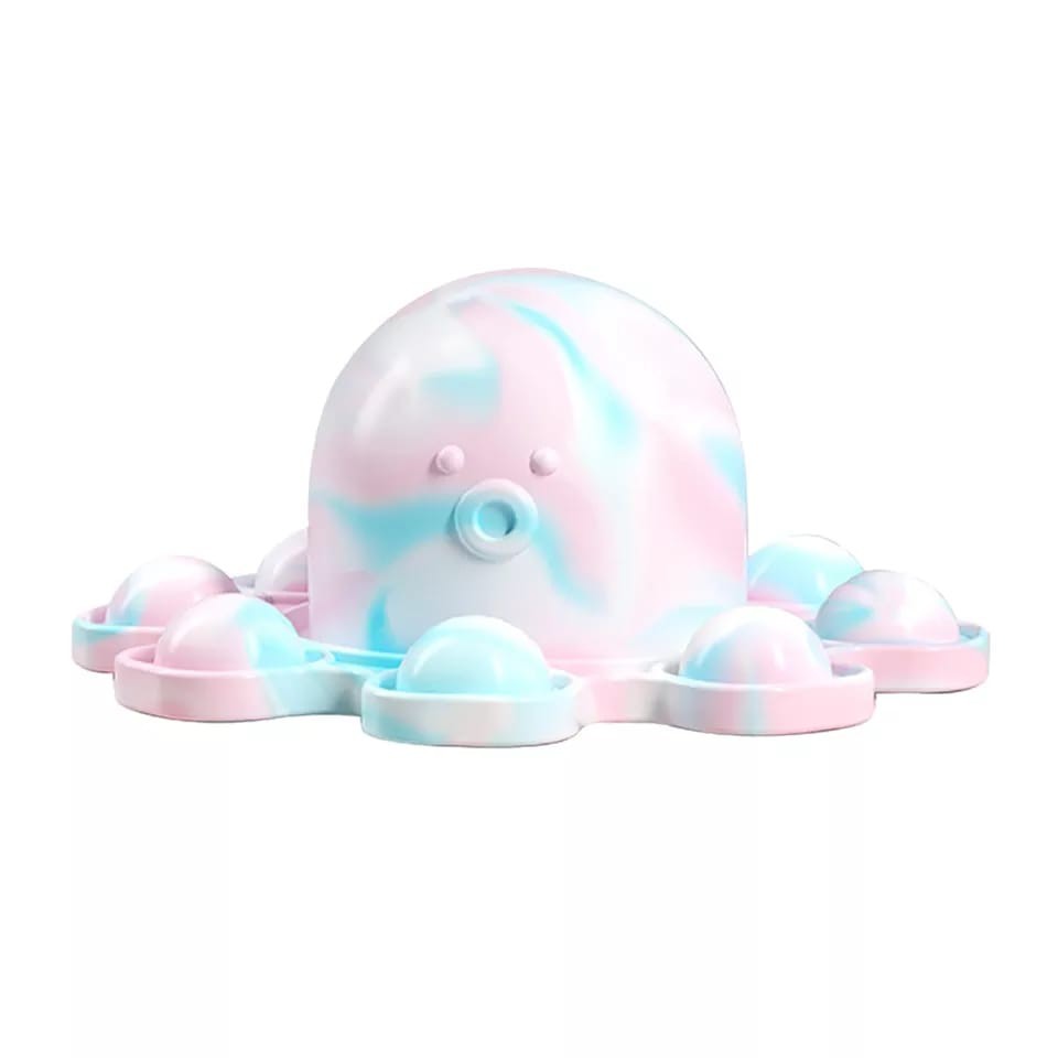 Laristerus79 Mainan gantungan POP IT GURITA octopus pop it bolak balik anti stres random warna