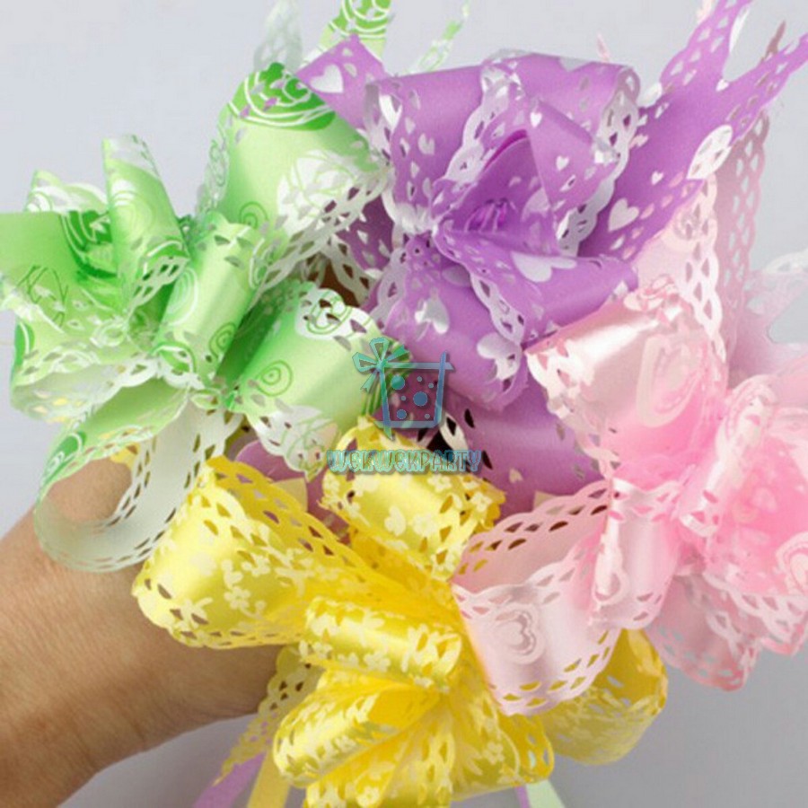

Pita Serut Renda Besar Warna Warni