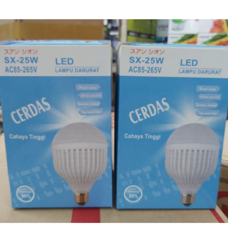 Lampu Emergensi Cerdas SX-25w Bohlam Magic Sentuh