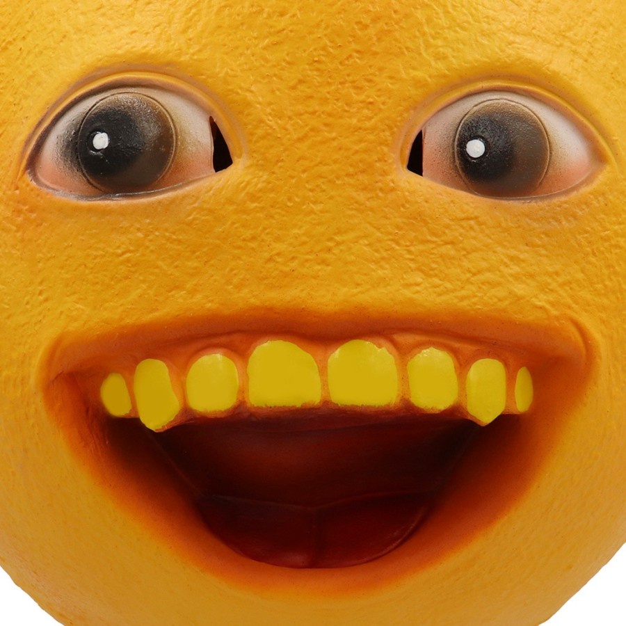 TOL-76 topeng latex jeruk annoying orange prank halloween