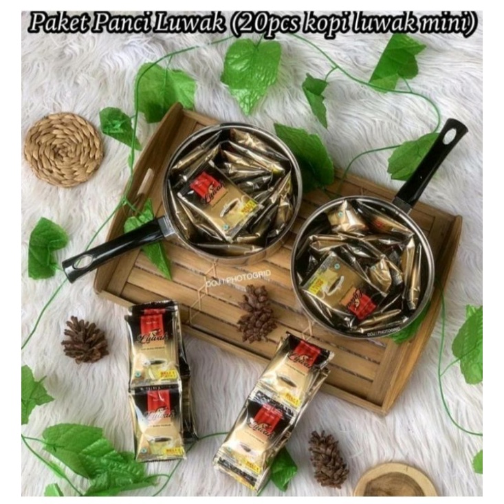 Kopi luwak hitam free panci susu
