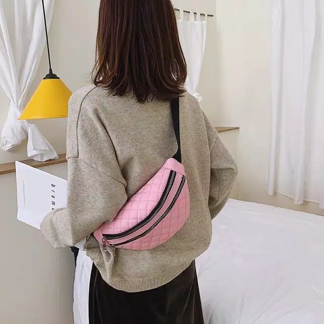 TERBARU!! TAS WAISTBAG WANITA / TAS CANTIK / TAS MURAH / TAS PINGGANG/ TRENDY / POPULER 04